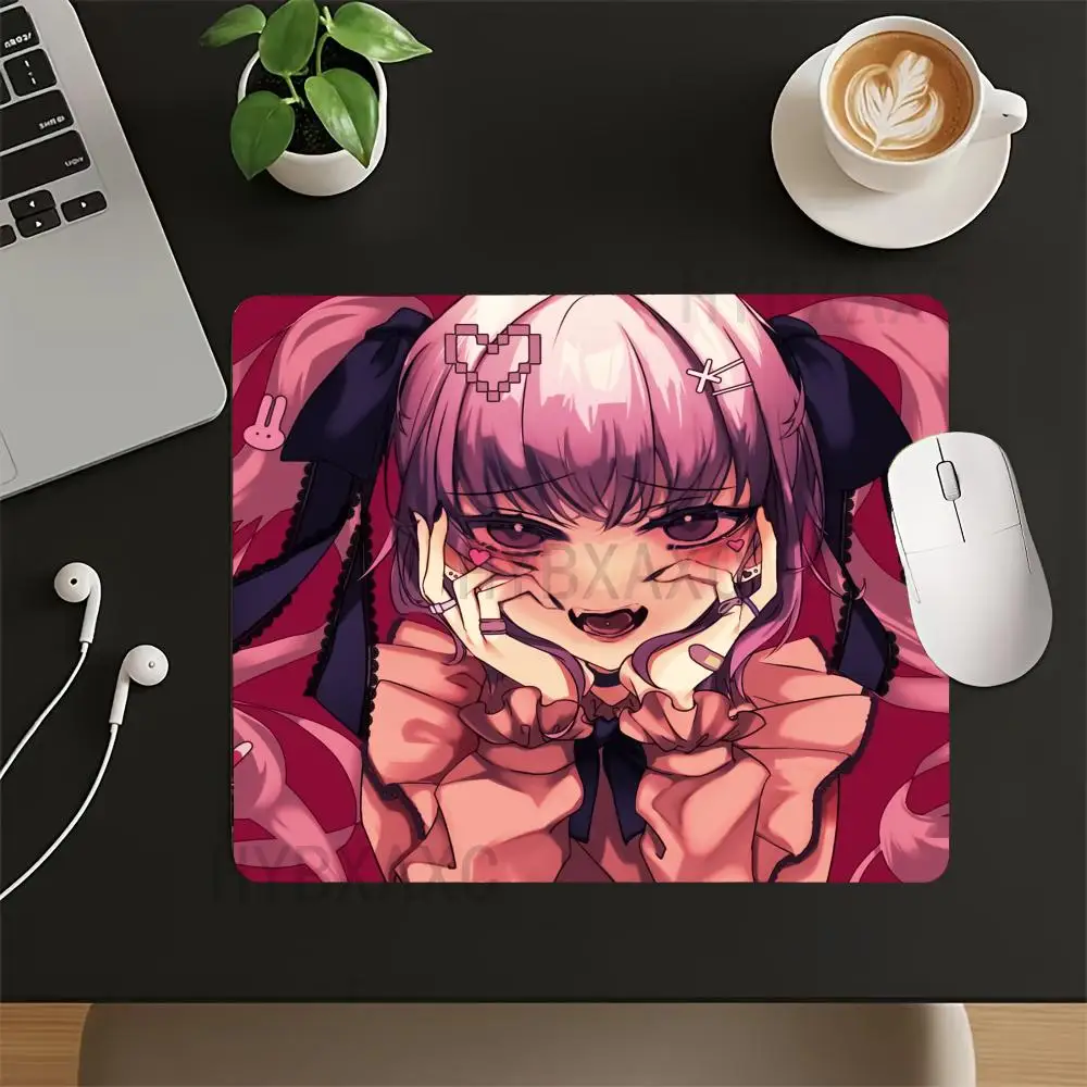 HYBXAXC Small Mouse Pad Rubber Non-slip For Office Gaming Pink Hair Red Eyes Anime Girl Desk Mat
HYBXAXC Small Mouse Pad Rubber Non-slip For Office Gaming Pink Hair Red Eyes Anime Girl Desk Mat