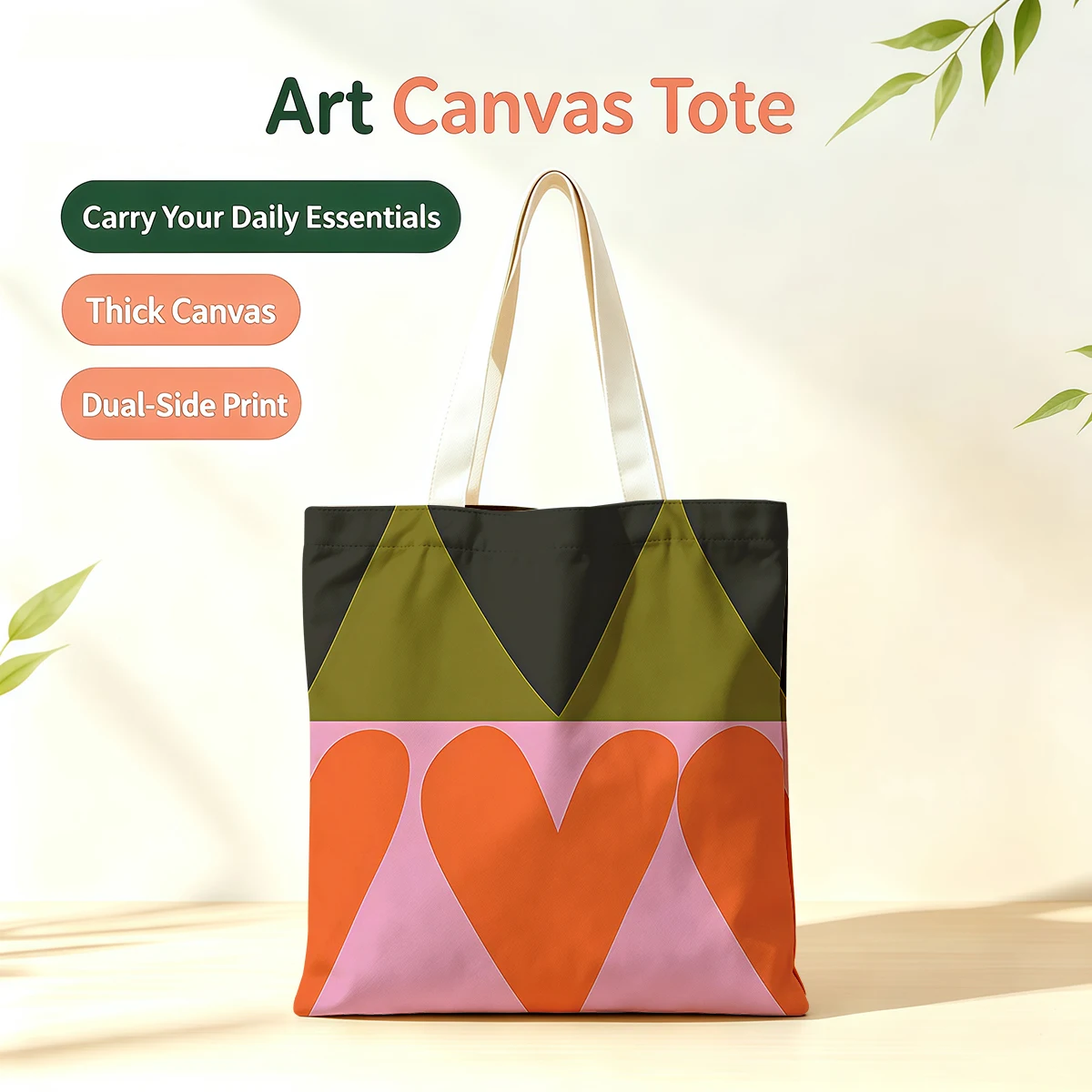Retro Multi Color Heart Layers Dual-Side Printed Tote Bag Eco Handbag for School Office Daily Errands Daily Must-Have Bag
Retro Multi Color Heart Layers Dual-Side Printed Tote Bag Eco Handbag for School Office Daily Errands Daily Must-Have Bag