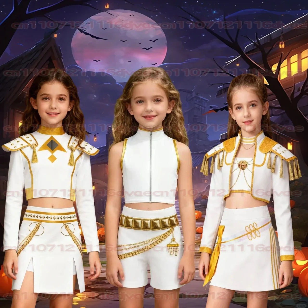 Kpop Rumi Zoey Mira Cosplay Costume Wig Women Girls White Leather Suit Halloween Carnival Party Comic-con Role Playing Outfit
Kpop Rumi Zoey Mira Cosplay Costume Wig Women Girls White Leather Suit Halloween Carnival Party Comic-con Role Playing Outfit