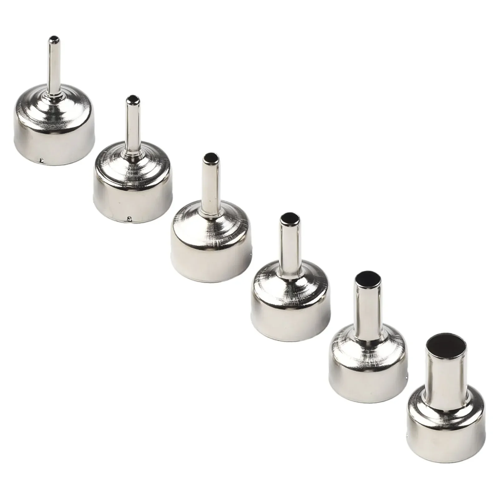 6pcs Universal Nozzle Gun Nozzles Heat Resistant Stainless Steel Hot Air Station Pack Parts Replacement Silver
6pcs Universal Nozzle Gun Nozzles Heat Resistant Stainless Steel Hot Air Station Pack Parts Replacement Silver
