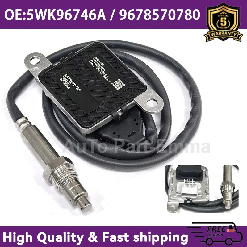 5WK96746A 9678570780 12 В оригинальный новый датчик азота и кислорода NOX для Citroen Peugeot 308 3008 5008 2,0 HDi 2012-2021
5WK96746A 9678570780 12 В оригинальный новый датчик азота и кислорода NOX для Citroen Peugeot 308 3008 5008 2,0 HDi 2012-2021