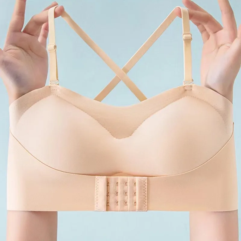Seamless Bras For Women Strapless Front Buckle Bra Women's Sexy Bras Push Up Invisible Wireless Underwear Sexy Lingerie
Seamless Bras For Women Strapless Front Buckle Bra Women's Sexy Bras Push Up Invisible Wireless Underwear Sexy Lingerie