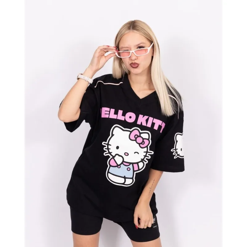 2026 New Summer Fashion T-shirt, Hello Kitty Short Sleeve Clothing for Korean Girls, Mesh Shirt Hot Selling T-shirt for Girls
2026 New Summer Fashion T-shirt, Hello Kitty Short Sleeve Clothing for Korean Girls, Mesh Shirt Hot Selling T-shirt for Girls