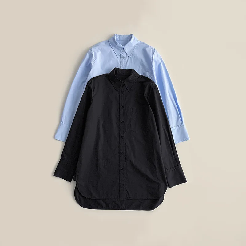 Withered Collar Double Button Design Shirt With Spring And Autumn Shoulder Drop, Long Sleeved Loose Single Breasted Shirt
Withered Collar Double Button Design Shirt With Spring And Autumn Shoulder Drop, Long Sleeved Loose Single Breasted Shirt