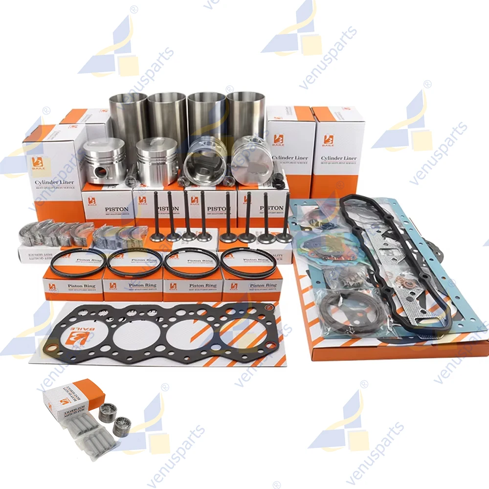 Комплект для капитального ремонта S4E2 для поршневых колец Mitsubishi, гильза цилиндра, полный комплект прокладок основного подшипника 34417-54100 98*3HK + 2 + 5 мм 
Комплект для капитального ремонта S4E2 для поршневых колец Mitsubishi, гильза цилиндра, полный комплект прокладок основного подшипника 34417-54100 98*3HK + 2 + 5 мм