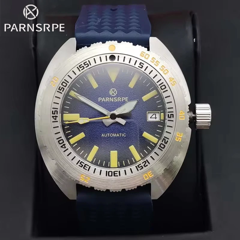 PARNSRPE Diver 42MM NH35 Watch Small Abalone Automatic Mechanical Watch 316L Stainless Steel Case Sapphire Glass Rubber Strap
PARNSRPE Diver 42MM NH35 Watch Small Abalone Automatic Mechanical Watch 316L Stainless Steel Case Sapphire Glass Rubber Strap
