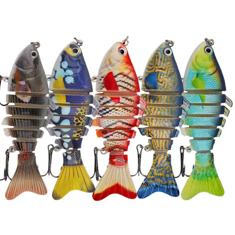 Fishing Swimbaits Multi-Jointed Bass Baits Realistic Easy Catching Baits Set Of 5 Multi-Jointed Fish Luring Tools For Lake
Fishing Swimbaits Multi-Jointed Bass Baits Realistic Easy Catching Baits Set Of 5 Multi-Jointed Fish Luring Tools For Lake
