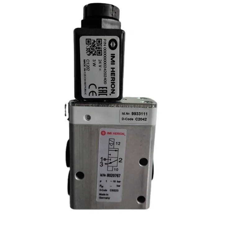 Inline Indirect solenoid actuated spool valves 8020767 herions norgren cylinder
Inline Indirect solenoid actuated spool valves 8020767 herions norgren cylinder