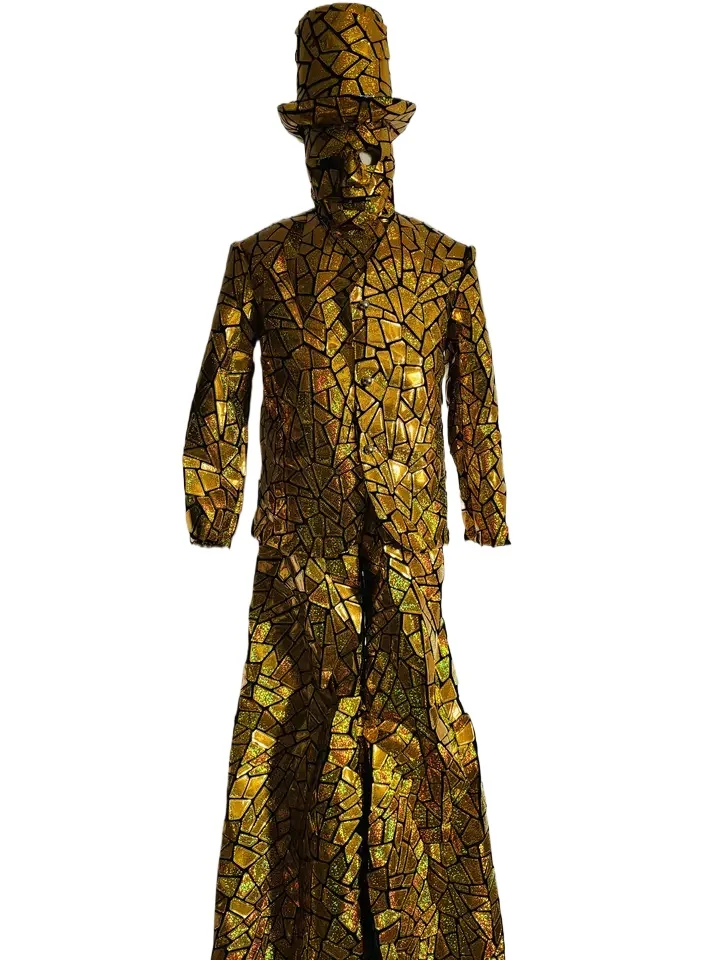 LED Robot Suit Metallic Similiar Mirror Material Stilts Walker Robot Suit Costume Clothes Stage Show DJ Dancing Kryoman Giant
LED Robot Suit Metallic Similiar Mirror Material Stilts Walker Robot Suit Costume Clothes Stage Show DJ Dancing Kryoman Giant