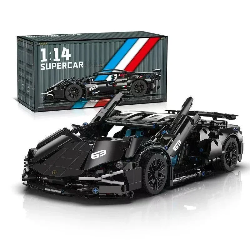 ToylinX Supercar Building Blocks with Black Mechanical Components - ABS Supercar Model Toy, Festival Gift & Desktop Decoration
ToylinX Supercar Building Blocks with Black Mechanical Components - ABS Supercar Model Toy, Festival Gift & Desktop Decoration