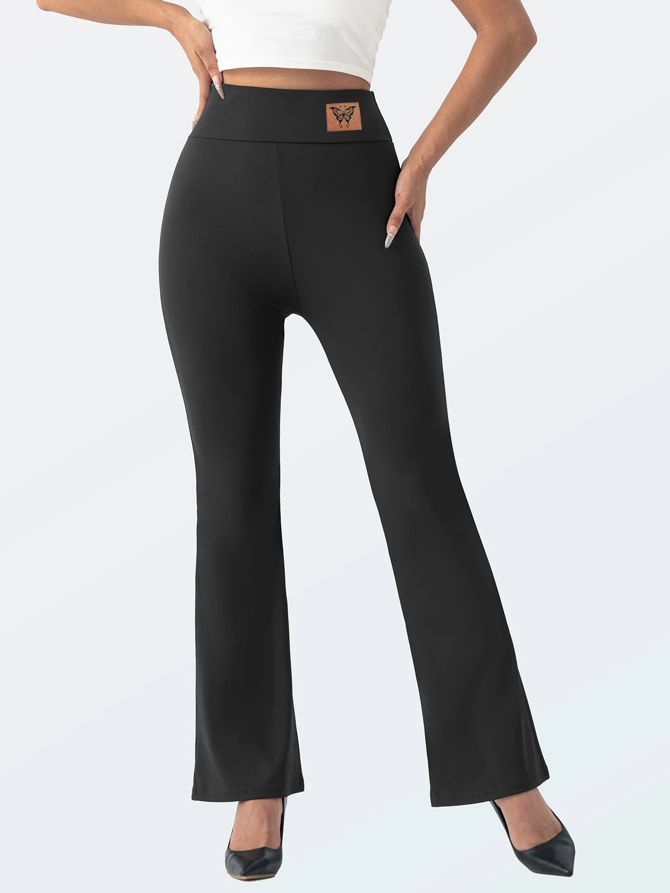 Женские расклешенные брюки-кльош в корейском стиле Y2K в полный рост, эластичные повседневные уличные брюки с высокой талией и высокой талией
Женские расклешенные брюки-кльош в корейском стиле Y2K в полный рост, эластичные повседневные уличные брюки с высокой талией и высокой талией