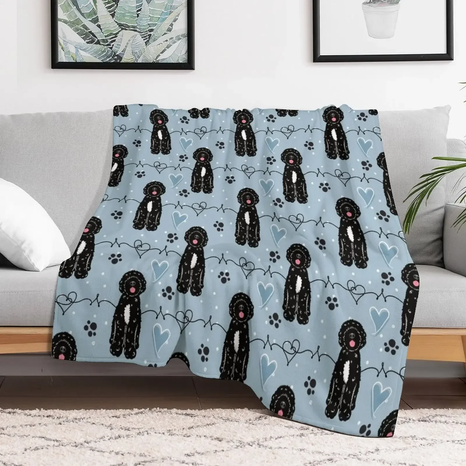 Love Black White Portuguese Water Dog Throw Blanket blankets ands Heavy Retros Sofa Blankets
Love Black White Portuguese Water Dog Throw Blanket blankets ands Heavy Retros Sofa Blankets
