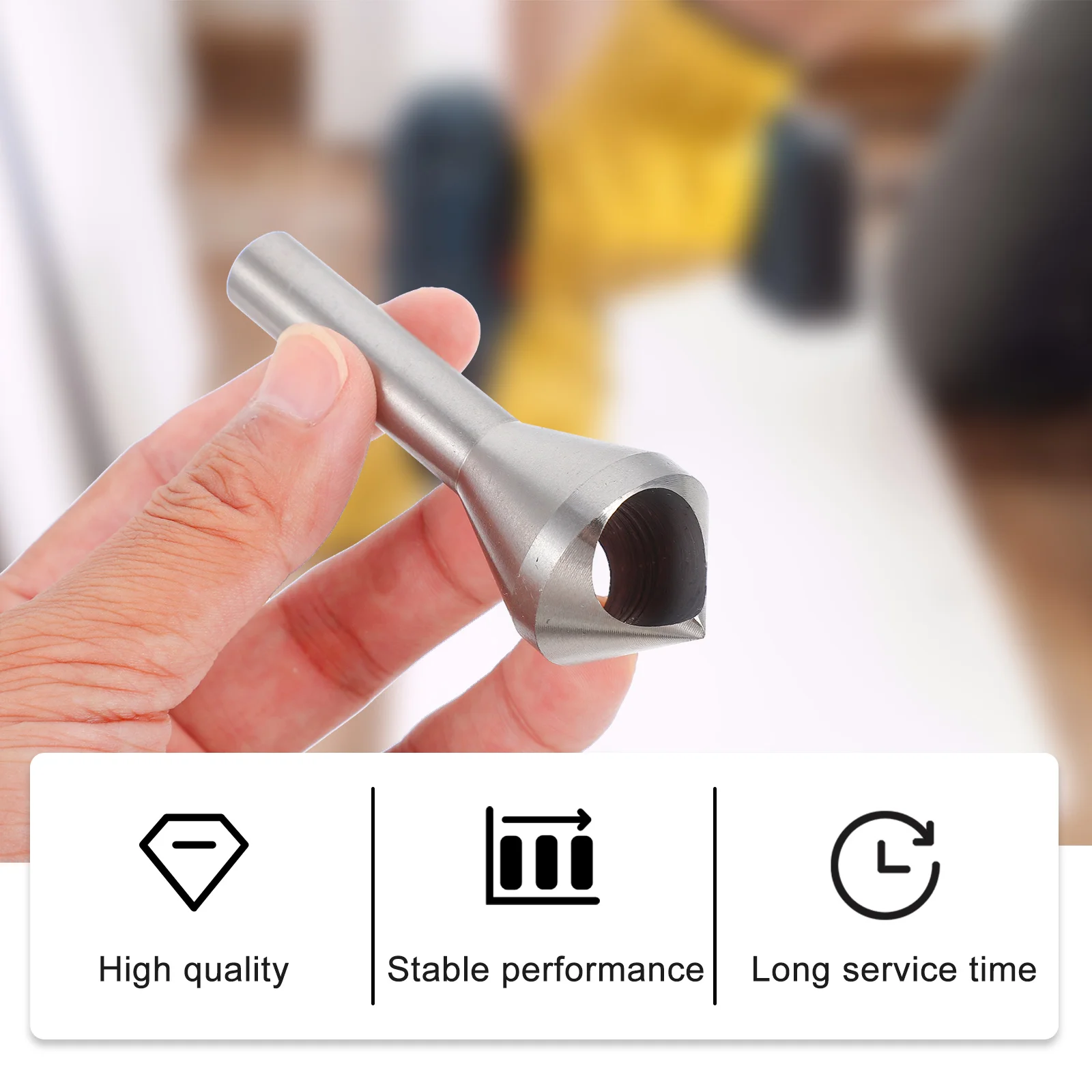 4pcs High Speed Steel Countersink Deburring Tools Tapered Hole Chamfering Drills Woodworking Silver Practical Useful Tool Parts
4pcs High Speed Steel Countersink Deburring Tools Tapered Hole Chamfering Drills Woodworking Silver Practical Useful Tool Parts