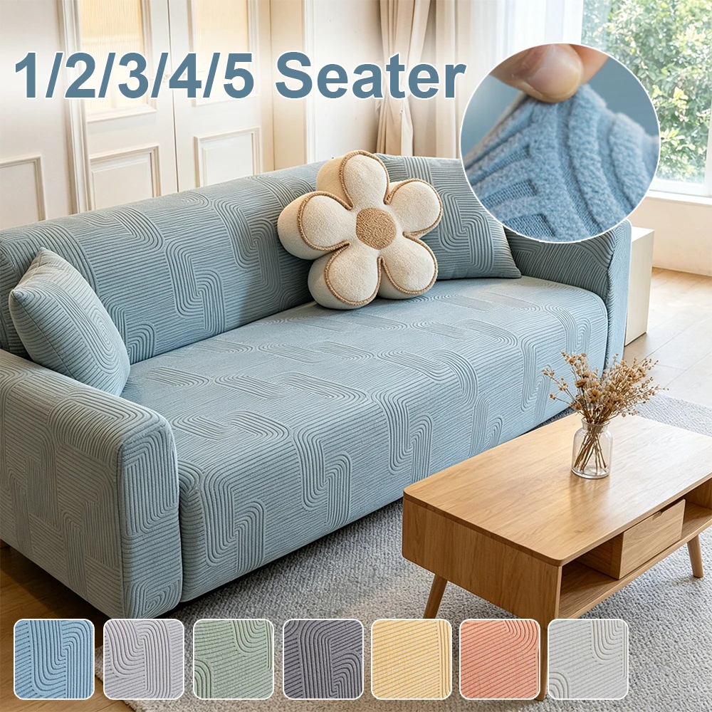 Thickened Jacquard Sofa Covers All-Inclusive 1-5 Seater Stretch Fabric Universal Slipcovers Non-Slip for Living Room Decoration
Thickened Jacquard Sofa Covers All-Inclusive 1-5 Seater Stretch Fabric Universal Slipcovers Non-Slip for Living Room Decoration