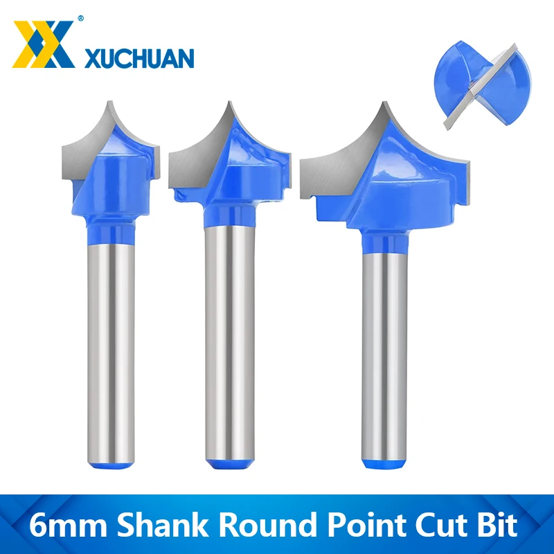 HAMPTON 1PC Millling Cutter 6mm Shank CNC Round Nose Bits 8-32mm Round Point Cut Bit Solid Carbide Tools For Woodworking
HAMPTON 1PC Millling Cutter 6mm Shank CNC Round Nose Bits 8-32mm Round Point Cut Bit Solid Carbide Tools For Woodworking