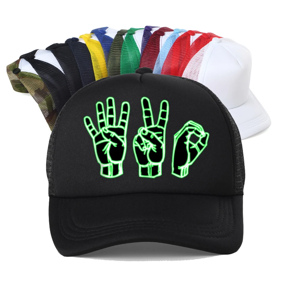 Subtle Stoner Sign Language 420 Basic Print Baseball Cap Unisex Fashion Adjustable Mesh Breathable Summer Snapback Hat
Subtle Stoner Sign Language 420 Basic Print Baseball Cap Unisex Fashion Adjustable Mesh Breathable Summer Snapback Hat