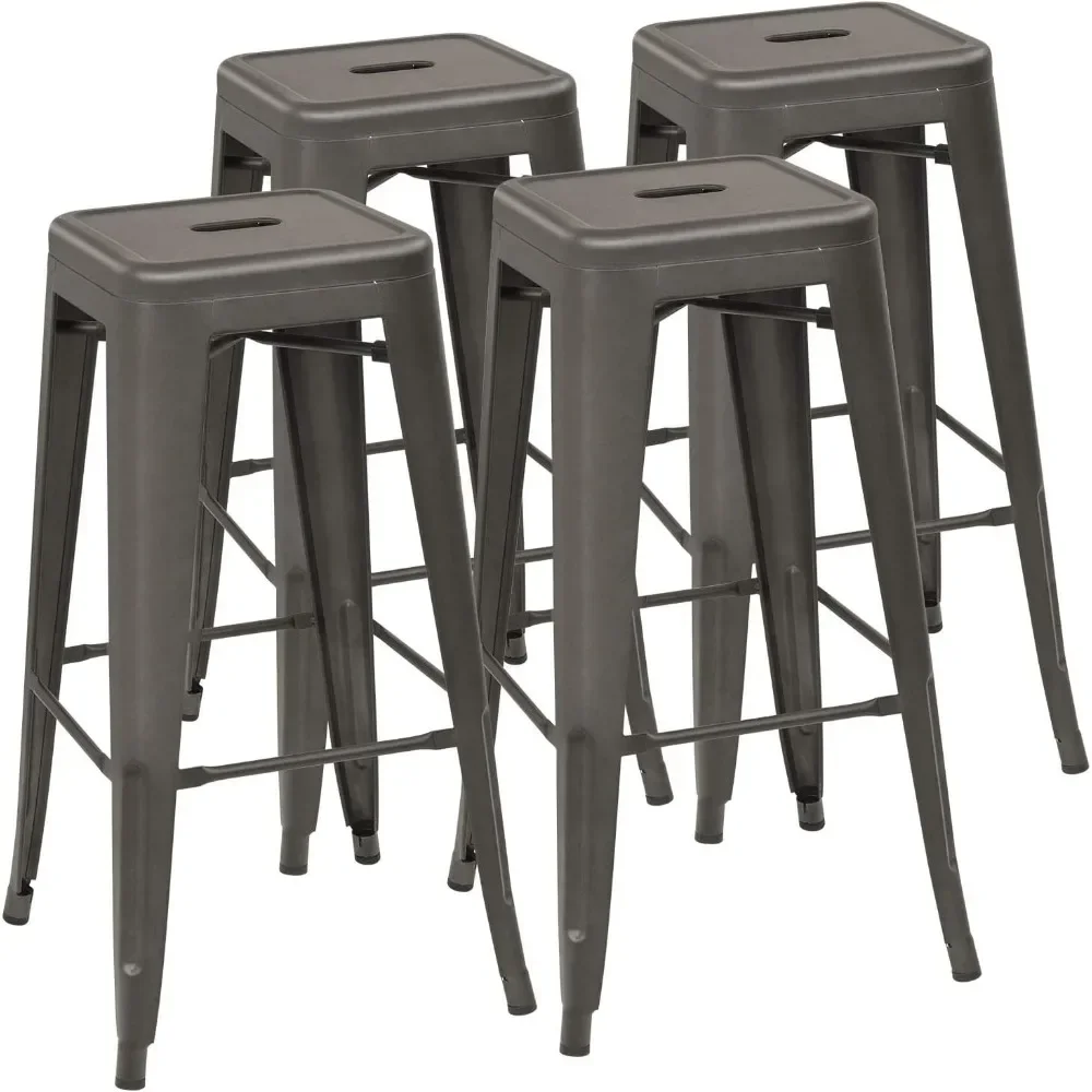 30" Indoor Outdoor Stackable Barstools Vintage Counter Bar Stools Set of 4 (30 inch,)
30" Indoor Outdoor Stackable Barstools Vintage Counter Bar Stools Set of 4 (30 inch,)