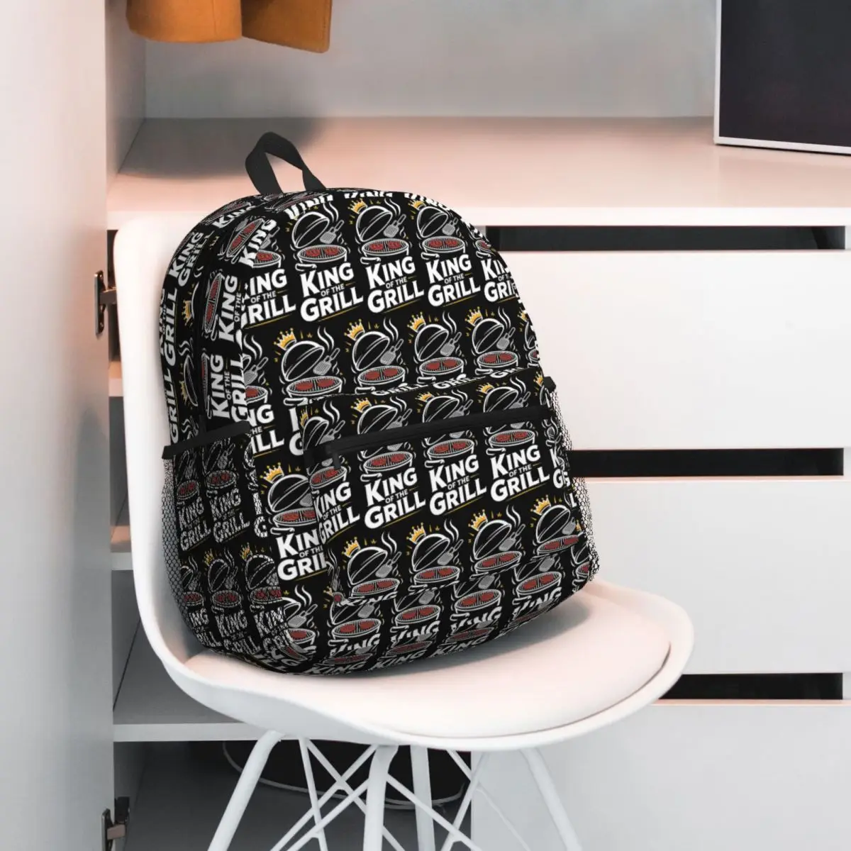 BBQ Master King Of The Grill Backpack Student BookBag Kids School Bag Laptop Shoulder Bags for Men Women
BBQ Master King Of The Grill Backpack Student BookBag Kids School Bag Laptop Shoulder Bags for Men Women
