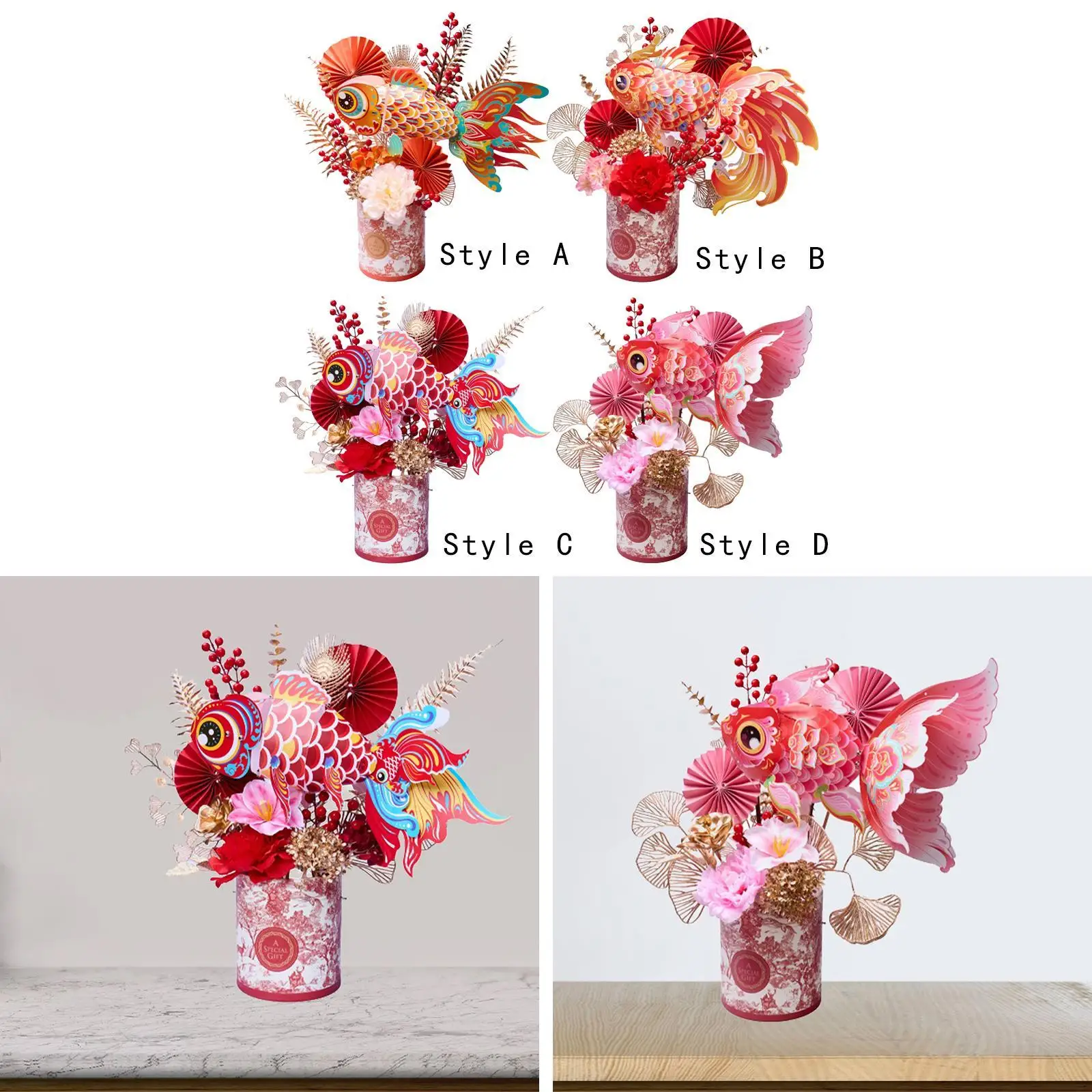 DIY Making Flower Basket Bonsai Tree Chinese Bouquet Chinese New Year Decoration for Store Living Room Scene
DIY Making Flower Basket Bonsai Tree Chinese Bouquet Chinese New Year Decoration for Store Living Room Scene