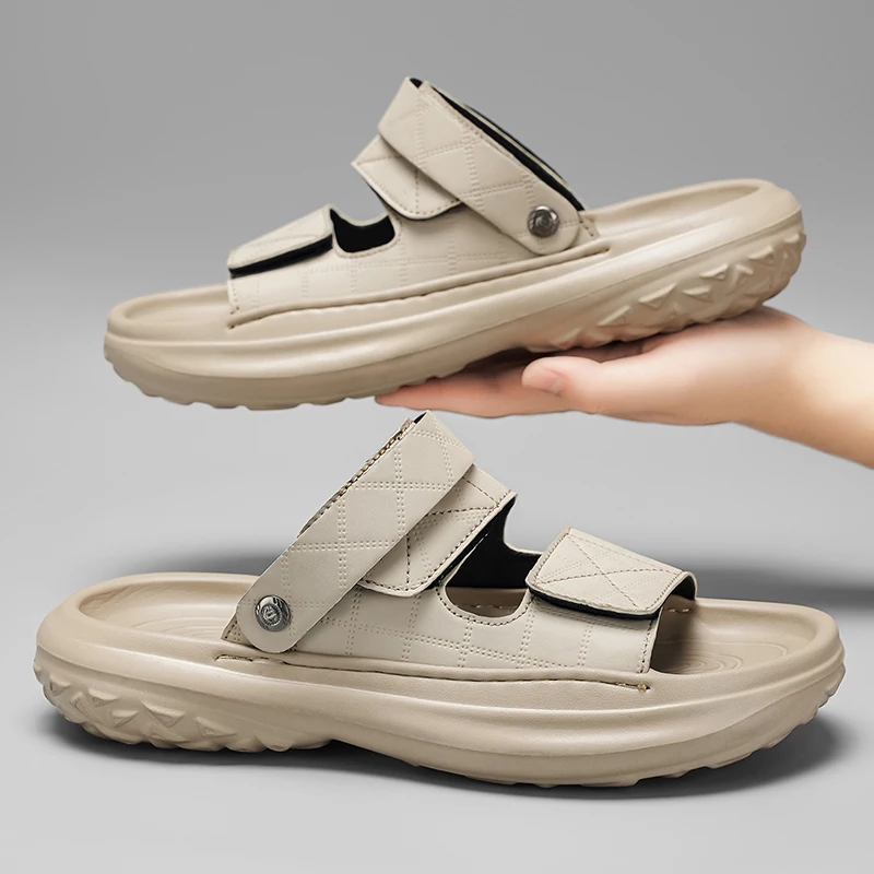 Men's slides casual Thick sole sandals summer breathable light soft sole outdoor beach shoes Quick dry pool double-use slippers
Men's slides casual Thick sole sandals summer breathable light soft sole outdoor beach shoes Quick dry pool double-use slippers