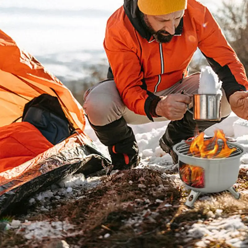 Portable Camping Fire Pit Mini Wood Stove Stainless Steel Portable Stove Anti-Slip Portable Stainless Steel Wood Burning Stove
Portable Camping Fire Pit Mini Wood Stove Stainless Steel Portable Stove Anti-Slip Portable Stainless Steel Wood Burning Stove