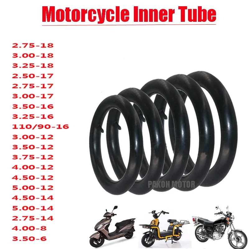 Motorcycle Inner Rubber Tube for Honda Yamaha Suzuki Loncin Dayun Lifan Haojue 17/18 Inch 2.50-17 3.00-18 Motorbike Tyre Tubes
Motorcycle Inner Rubber Tube for Honda Yamaha Suzuki Loncin Dayun Lifan Haojue 17/18 Inch 2.50-17 3.00-18 Motorbike Tyre Tubes