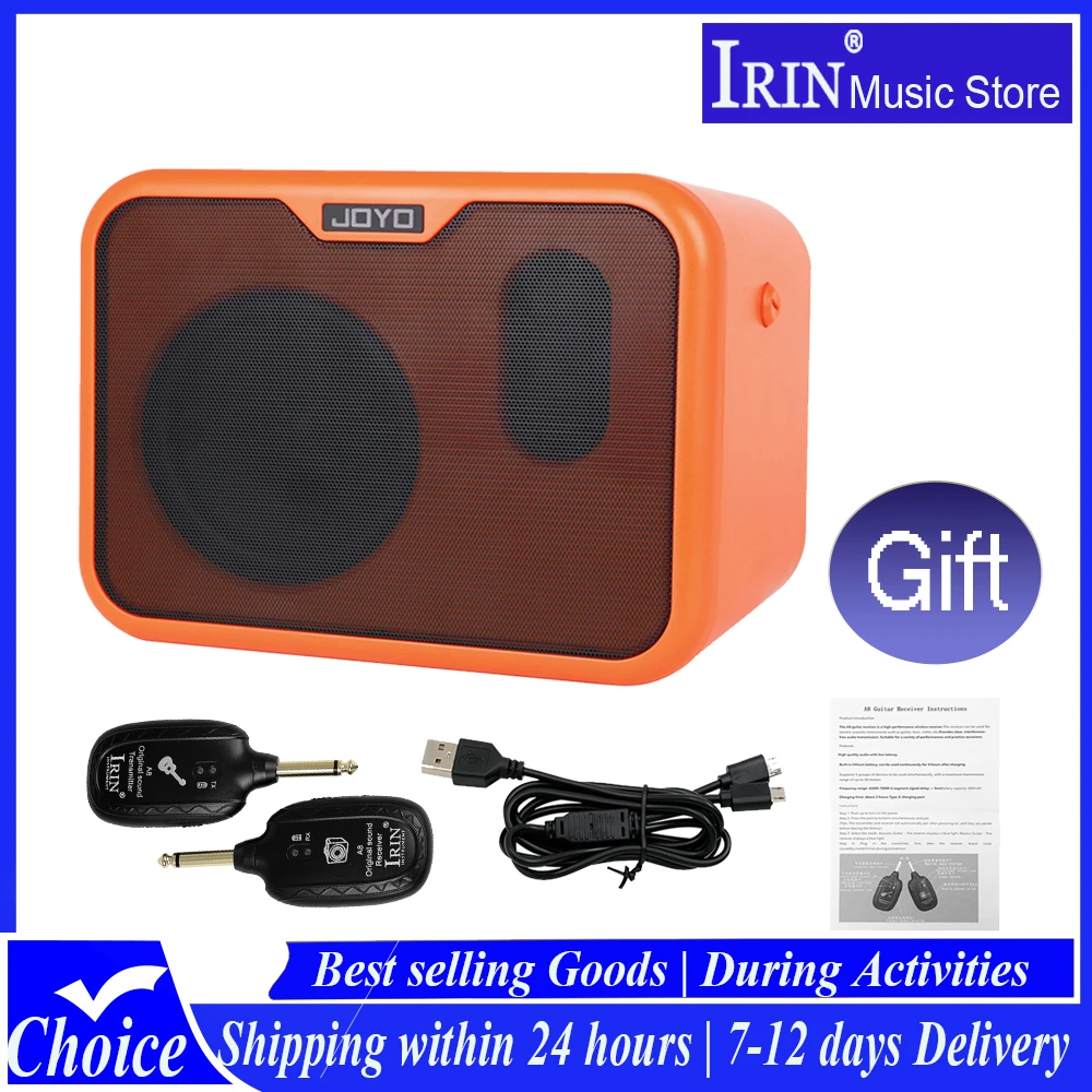 JOYO MA-10 10W Guitar Amp Portable Bass Acoustic Electric Amplifier Dual Channel Aux In Headphone Jack Outdoor Practice
JOYO MA-10 10W Guitar Amp Portable Bass Acoustic Electric Amplifier Dual Channel Aux In Headphone Jack Outdoor Practice
