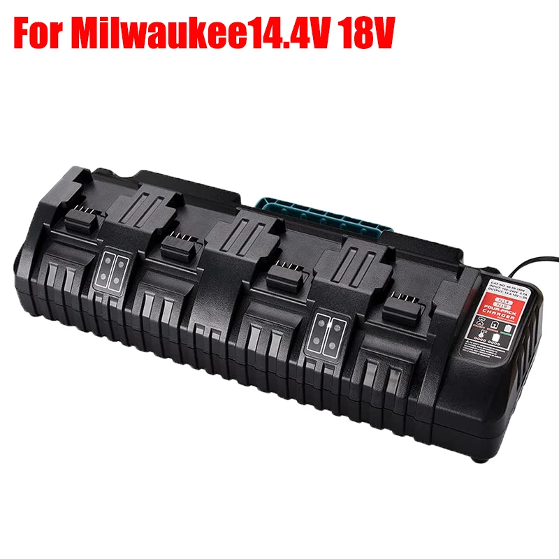 Multi-port Fast Charger Lithium Batteries Charger with 2 USB Output Ports Compatible with For Milwaukee 18V Lithium Batteries
Multi-port Fast Charger Lithium Batteries Charger with 2 USB Output Ports Compatible with For Milwaukee 18V Lithium Batteries