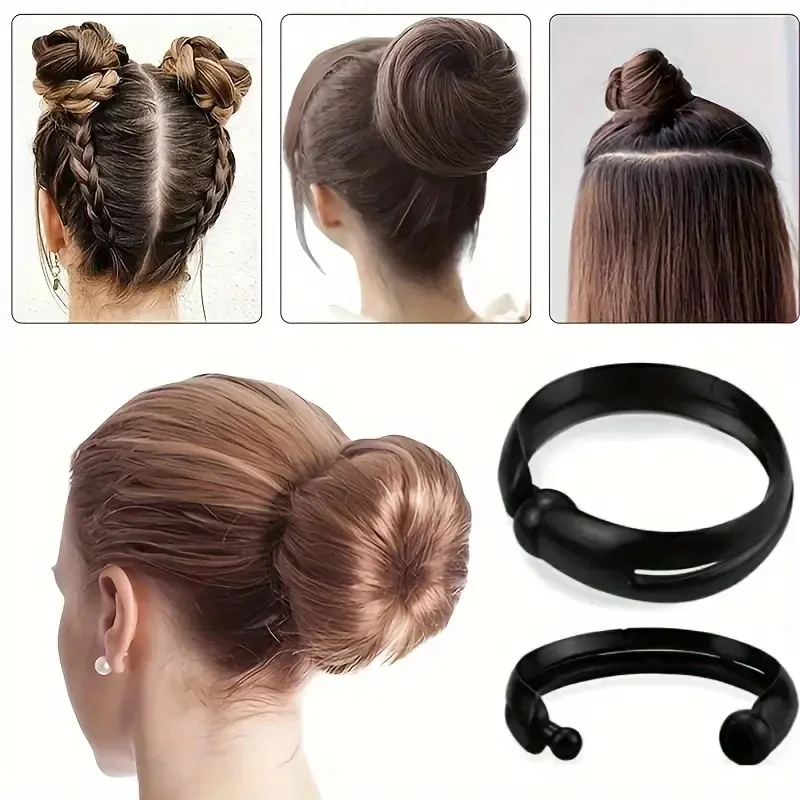 4pcs Magic Twist Donut Bun Clip DIY Ponytail Hair Styling Tools Black Mushroom Head Hair Reel for Bobo and Ball Head Hairstyles
4pcs Magic Twist Donut Bun Clip DIY Ponytail Hair Styling Tools Black Mushroom Head Hair Reel for Bobo and Ball Head Hairstyles