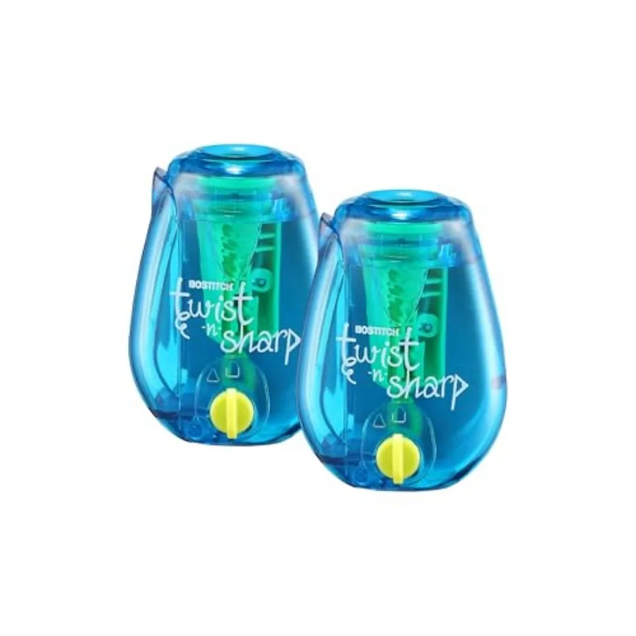Office Twist-n-Sharp Pencil Sharpener, for and Colo Pencils, Colors PS1--2PK
Office Twist-n-Sharp Pencil Sharpener, for and Colo Pencils, Colors PS1--2PK