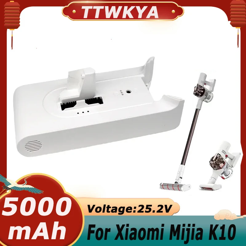 Новый сменный аккумулятор для Xiaomi Mijia K10, ручной беспроводной пылесос, 25,2 В, 5000 мАч, литий-ионные аккумуляторные батареи
Новый сменный аккумулятор для Xiaomi Mijia K10, ручной беспроводной пылесос, 25,2 В, 5000 мАч, литий-ионные аккумуляторные батареи