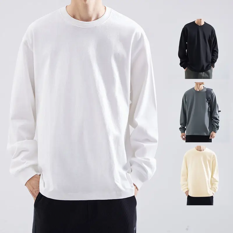 Pure Cotton Long Sleeve Loose T Shirt Top Mens Y2k Clothes Fashion Harajuku Casual T-shirts for Women 2025 New Spring Autumn
Pure Cotton Long Sleeve Loose T Shirt Top Mens Y2k Clothes Fashion Harajuku Casual T-shirts for Women 2025 New Spring Autumn
