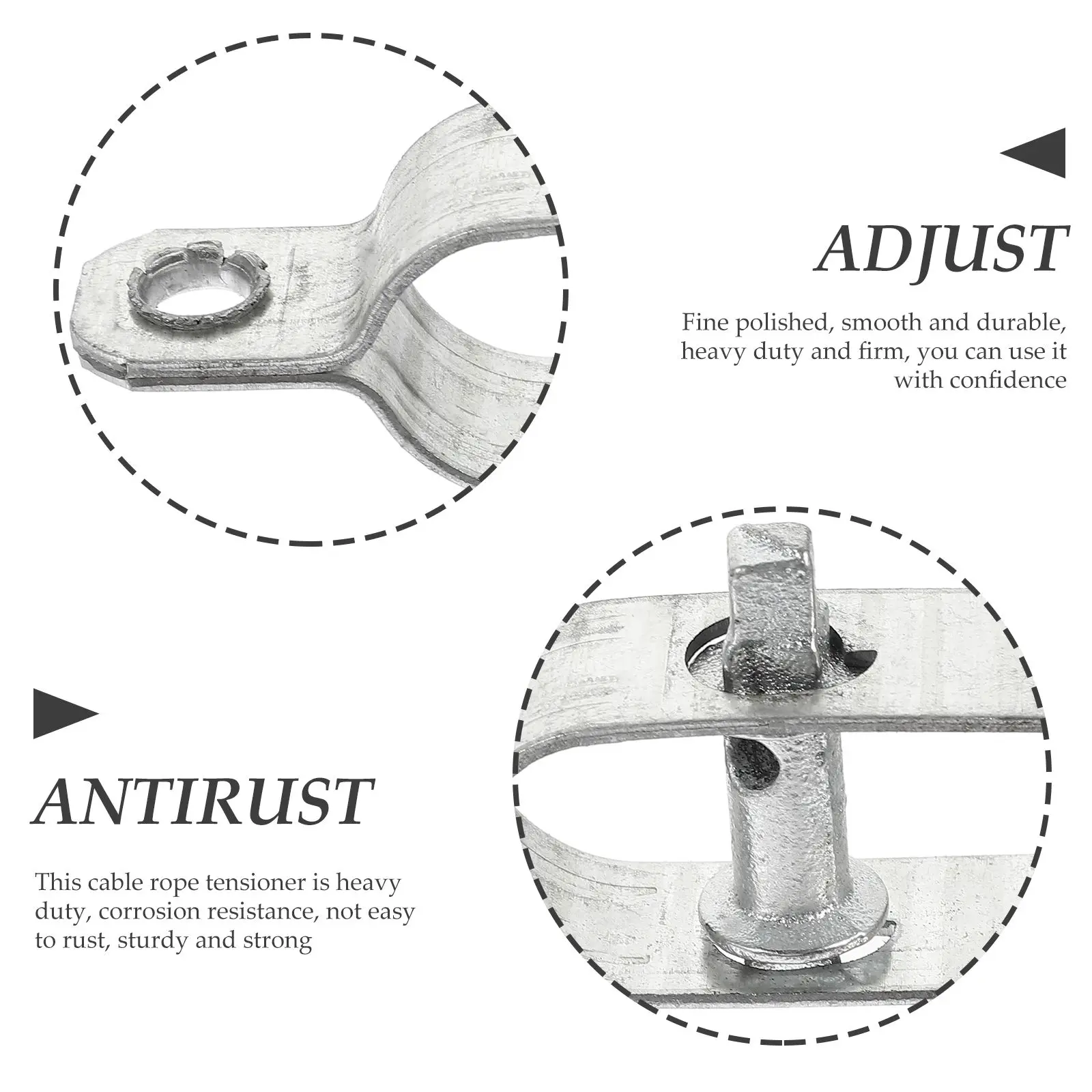 10pcs Rope Tensioner Heavy Duty Cable Tightener Steel Clamp Tool Strong Not Rust Easy Operate Smooth Finish
10pcs Rope Tensioner Heavy Duty Cable Tightener Steel Clamp Tool Strong Not Rust Easy Operate Smooth Finish