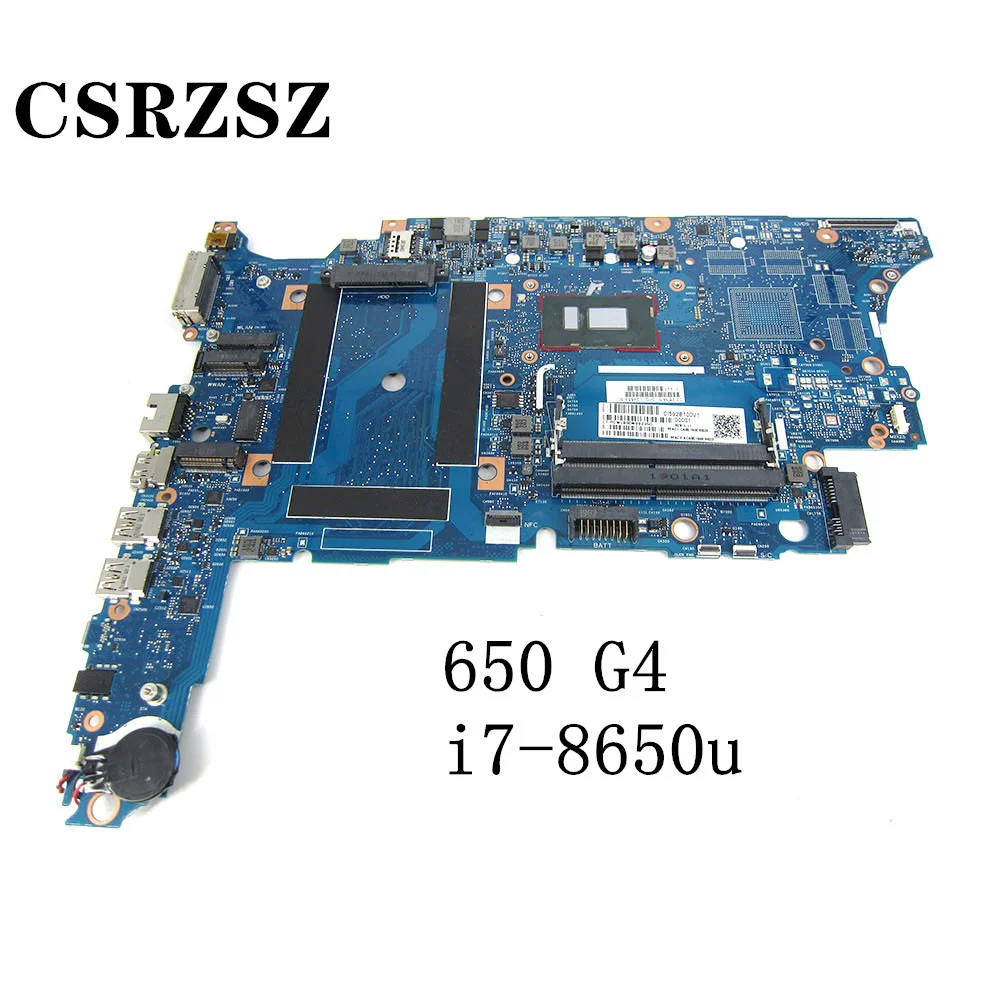 CSRZSZ для ноутбука HP Probook 650 G4, материнская плата для ноутбука L24853-601 6050A2930001 с i7-8650u 100% полностью протестирована
CSRZSZ для ноутбука HP Probook 650 G4, материнская плата для ноутбука L24853-601 6050A2930001 с i7-8650u 100% полностью протестирована