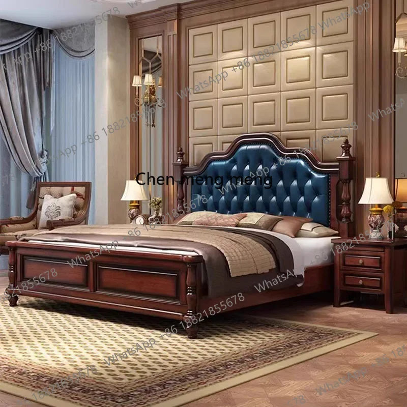 Big Size Wooden Bed Luxury Accent Design Bedroom Comfortable Save Space Decoration Bed Sleeping Cama Solteiro Home Decoration
Big Size Wooden Bed Luxury Accent Design Bedroom Comfortable Save Space Decoration Bed Sleeping Cama Solteiro Home Decoration