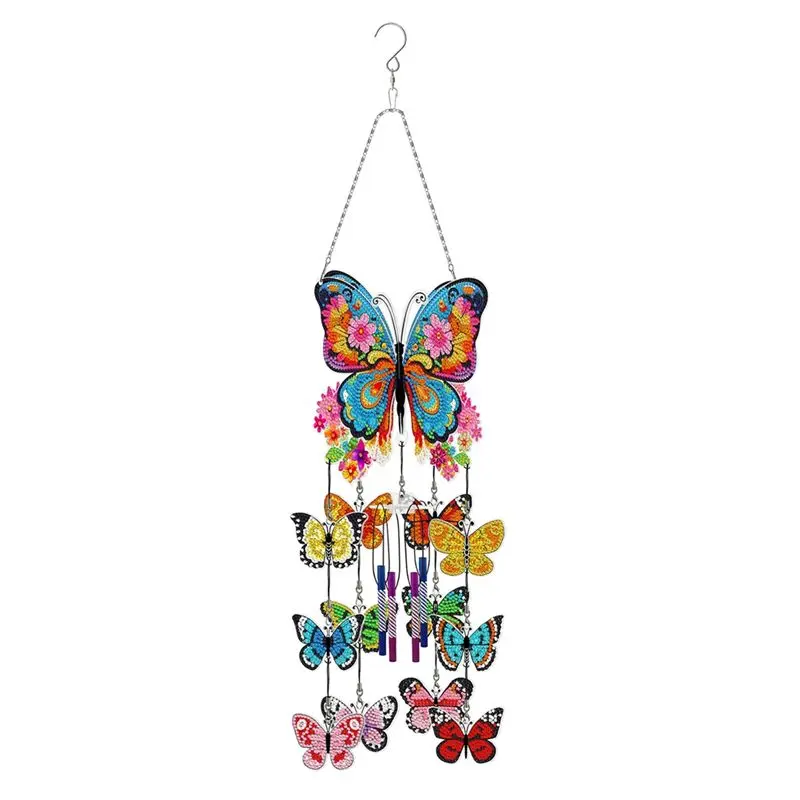 ABRE-DIY Dotted Diamond Art Painting Wind Chime Kit, Three-Dimensional Dreamy Sun Catchers Diamonds Dot Paintings
ABRE-DIY Dotted Diamond Art Painting Wind Chime Kit, Three-Dimensional Dreamy Sun Catchers Diamonds Dot Paintings