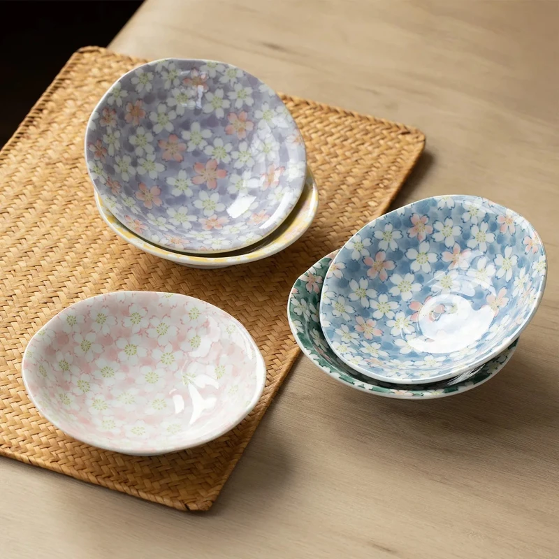 LMMRomantic Cherry Blossom Ceramic Plate Japanese Dinner Plate Household Dim Sum Plate
LMMRomantic Cherry Blossom Ceramic Plate Japanese Dinner Plate Household Dim Sum Plate