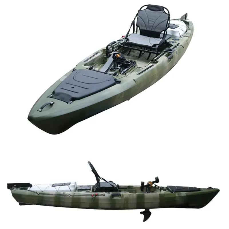 Hot Sell 13.5ft Foot Pedal Kayak with Propeller Systems
Hot Sell 13.5ft Foot Pedal Kayak with Propeller Systems