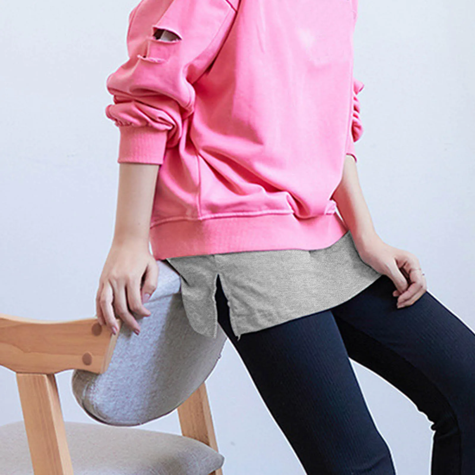 Skirt Spring Shirt Skirt Women Fake Hem Sweater Casual Korean Style Bottom Skirt Sweatshirt Bottom Fake Shirt Skirt
Skirt Spring Shirt Skirt Women Fake Hem Sweater Casual Korean Style Bottom Skirt Sweatshirt Bottom Fake Shirt Skirt