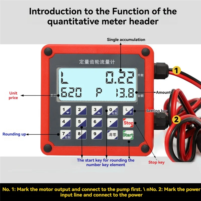 IALJ-Batching Oval Gear Flow Meter Digital Fuel Water Dispenser Electronic Flow Meter 12V
IALJ-Batching Oval Gear Flow Meter Digital Fuel Water Dispenser Electronic Flow Meter 12V