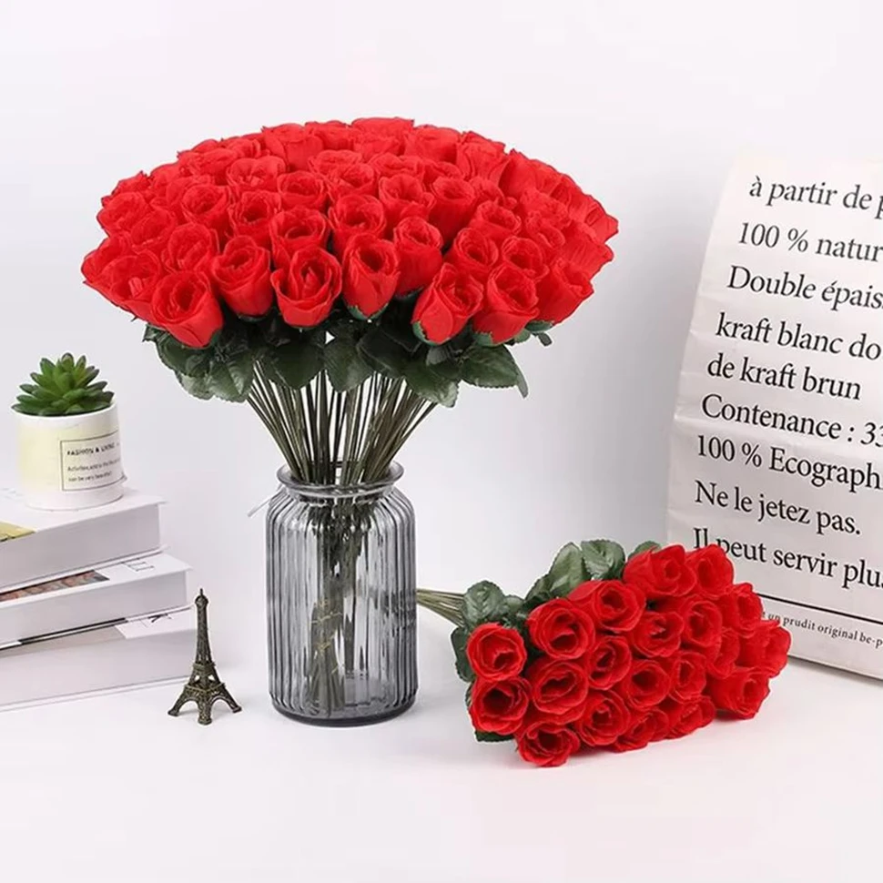 Artificial Flower Red Silks Rose Bridal Bouquet Home Vase Table Decor Outdoor Garden Courtyard Wedding Diy Gift ArchWreath Stage
Artificial Flower Red Silks Rose Bridal Bouquet Home Vase Table Decor Outdoor Garden Courtyard Wedding Diy Gift ArchWreath Stage