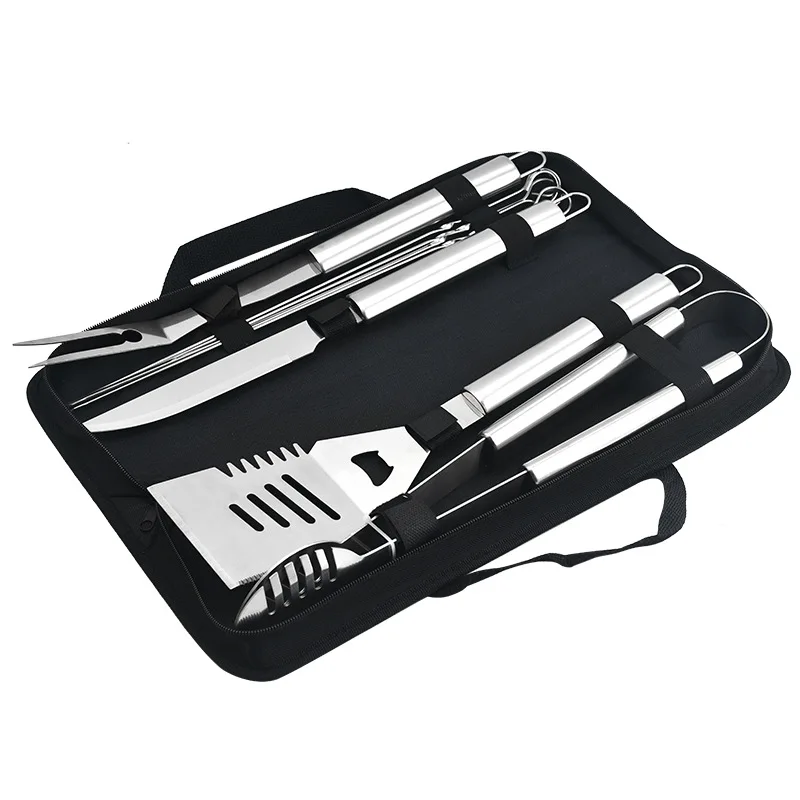 8-piece Barbecue Set Outdoor Barbecue Tool Set Oxford Cloth Bag Large Kitchen Barbecue Accessories Camping Cooking Tool Set
8-piece Barbecue Set Outdoor Barbecue Tool Set Oxford Cloth Bag Large Kitchen Barbecue Accessories Camping Cooking Tool Set