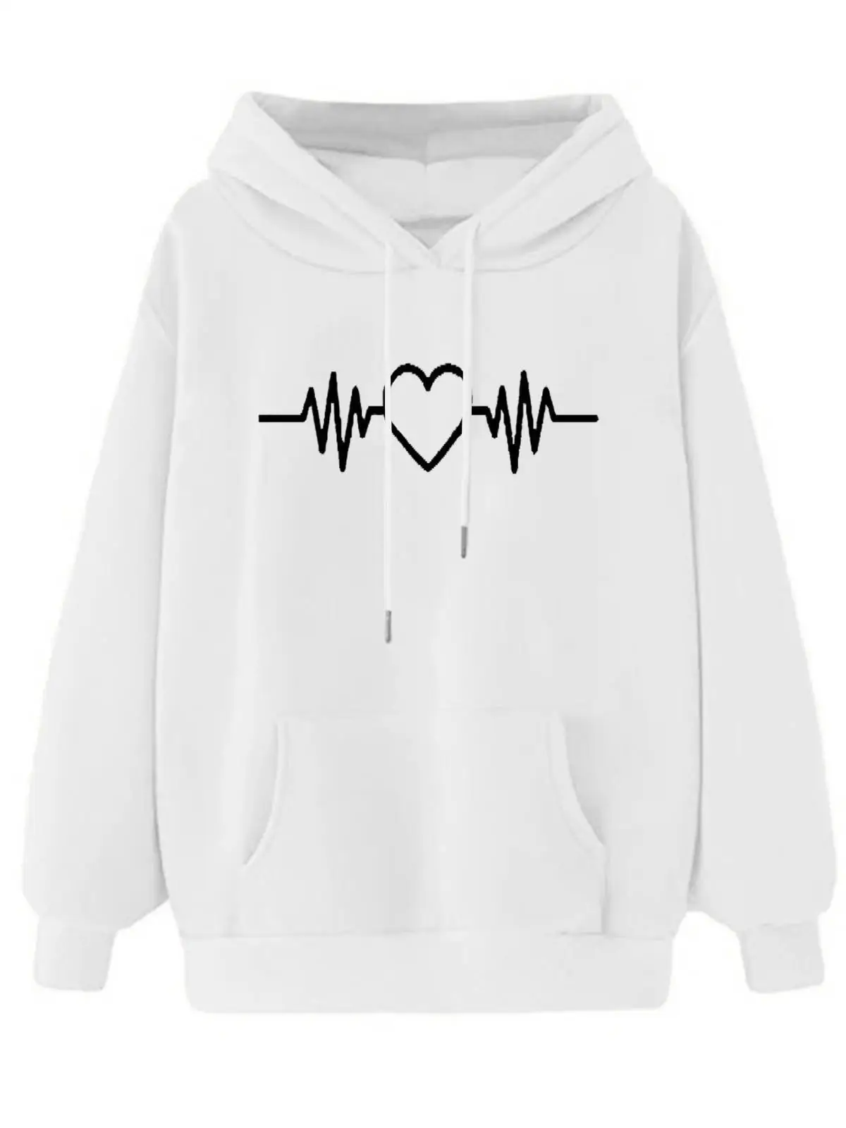 Толстовка с длинными рукавами и капюшоном на флисовой подкладке, с принтом в виде сердечек, повседневный топ в уличном стиле для пар, из полиэстера
Толстовка с длинными рукавами и капюшоном на флисовой подкладке, с принтом в виде сердечек, повседневный топ в уличном стиле для пар, из полиэстера