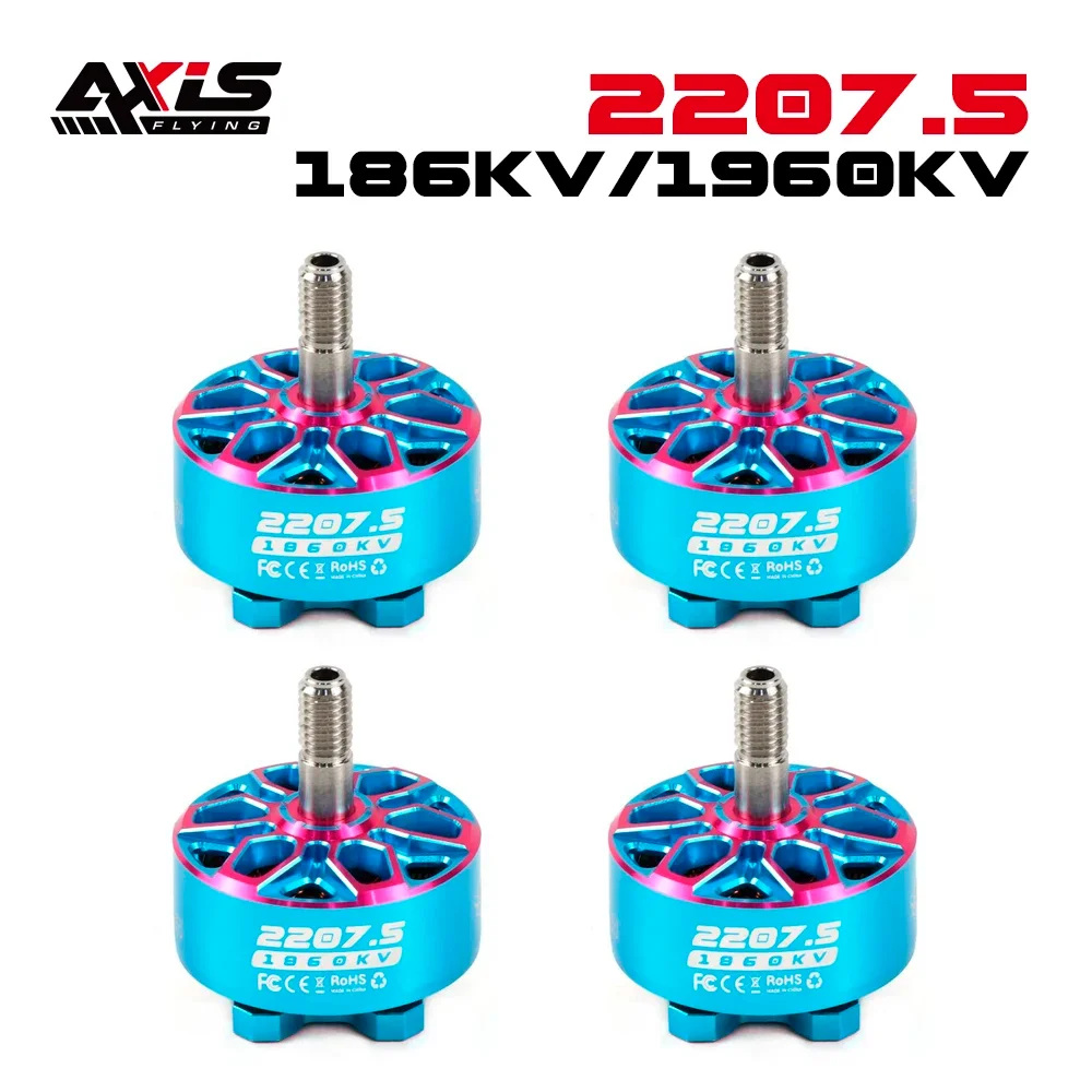 AXISFLYING BANDO 2207 2207.5 1960KV FPV Бесщеточный двигатель 6S Lipo 5 мм Выходной вал для 5-дюймовых деталей для кинодронов Freestyle
AXISFLYING BANDO 2207 2207.5 1960KV FPV Бесщеточный двигатель 6S Lipo 5 мм Выходной вал для 5-дюймовых деталей для кинодронов Freestyle
