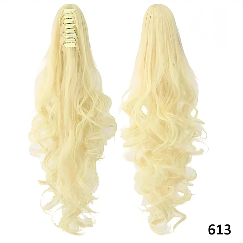 The 22-Inch Long Wavy Wig With Claw Clips In A Ponytail Is Suitable For Women'S Daily Gatherings And Cosplay As A Curly Ponytail
The 22-Inch Long Wavy Wig With Claw Clips In A Ponytail Is Suitable For Women'S Daily Gatherings And Cosplay As A Curly Ponytail