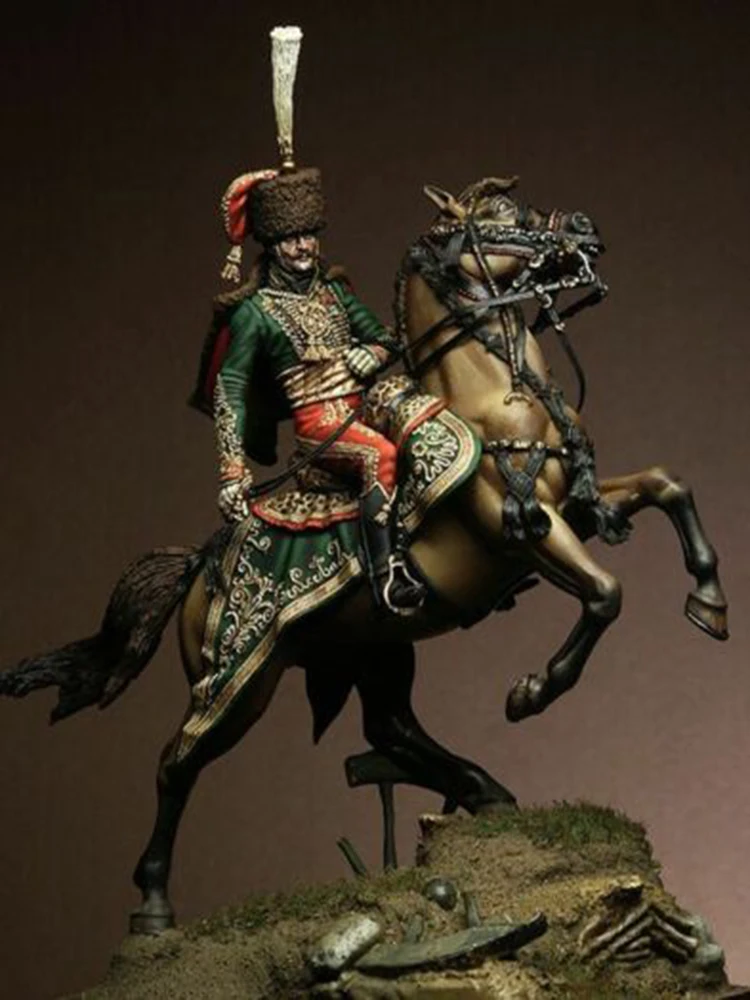 New Unassembled 1/32 54mm ancient warrior with horse and base Resin Figure Unpainted Model Kit
New Unassembled 1/32 54mm ancient warrior with horse and base Resin Figure Unpainted Model Kit