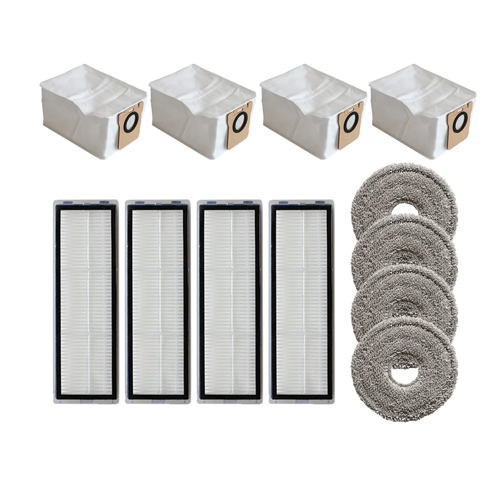 12pcs HEPA Filter Mop Cloth Dust Bag For Dreame L10s Ultra X10+ Robot Vacuum Cleaner Accessories Replacement Parts
12pcs HEPA Filter Mop Cloth Dust Bag For Dreame L10s Ultra X10+ Robot Vacuum Cleaner Accessories Replacement Parts