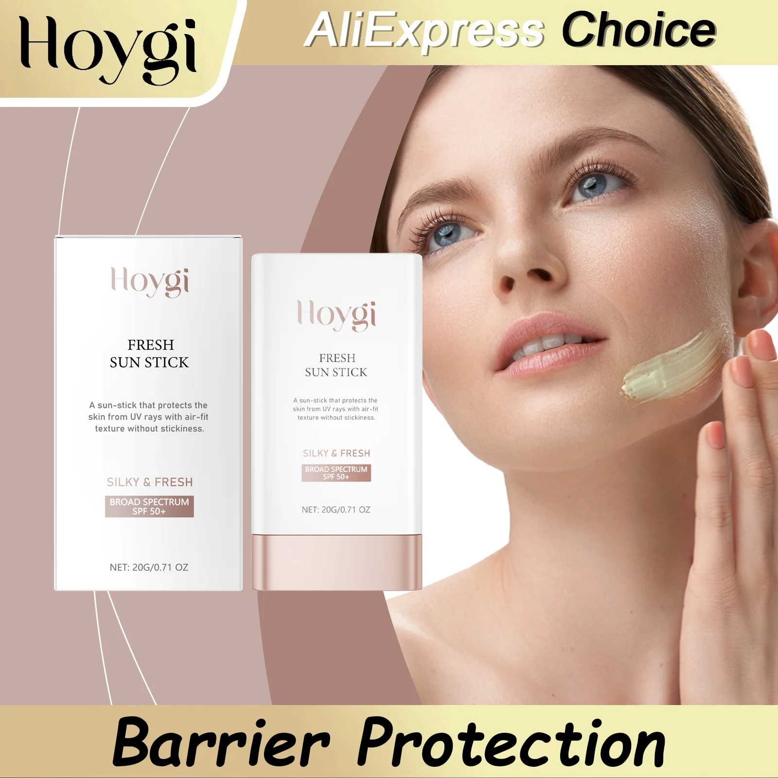 Солнцезащитный стик HOYGI для лица и тела SPF50+ с увлажняющим эффектом, защита от УФ-излучения
Солнцезащитный стик HOYGI для лица и тела SPF50+ с увлажняющим эффектом, защита от УФ-излучения