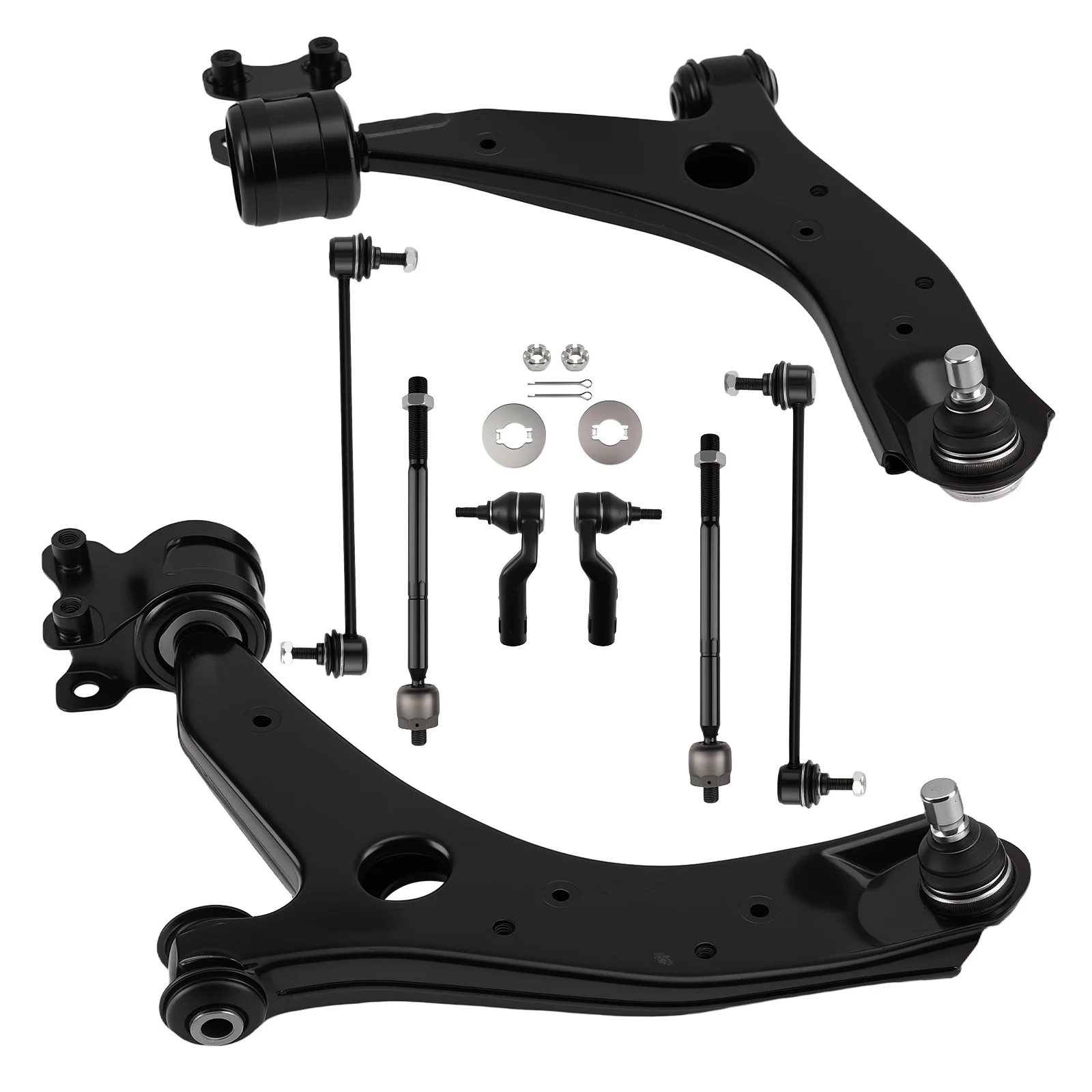 Front Lower Control Arms w/Ball Jiont Tie Rods For Mazda 3 04-09 Mazda 5 06-17
Front Lower Control Arms w/Ball Jiont Tie Rods For Mazda 3 04-09 Mazda 5 06-17