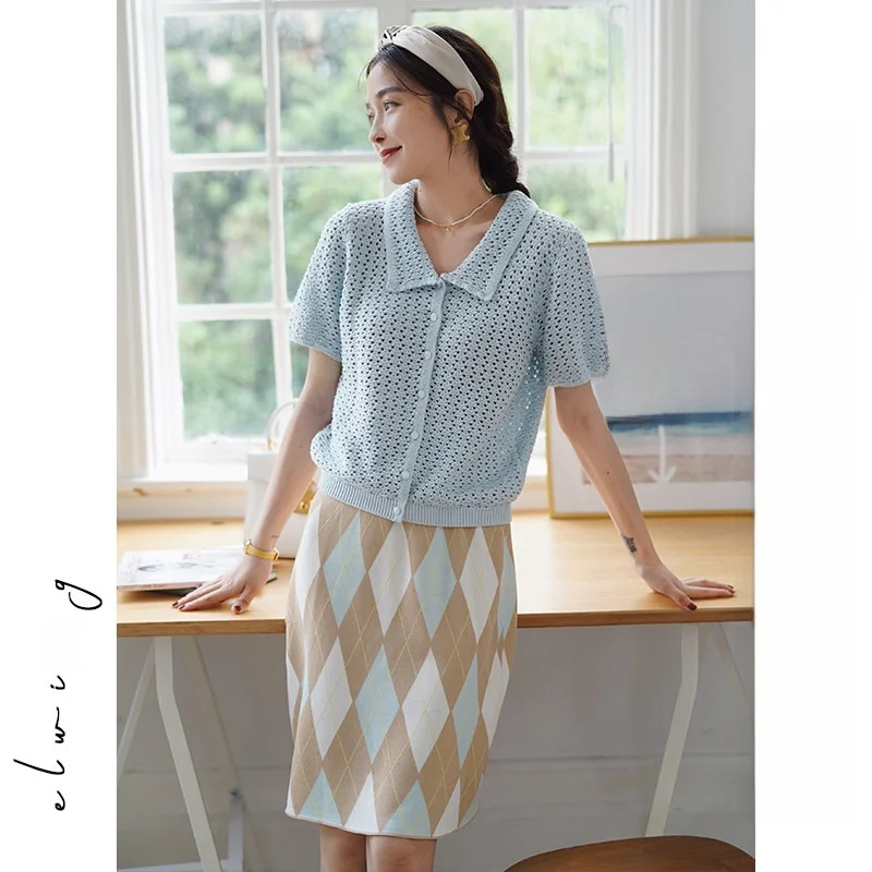 Женский летний кардиган Elwing Original с ажурным вязаным узором, воротником-стойкой и одной пуговицей, новинка
Женский летний кардиган Elwing Original с ажурным вязаным узором, воротником-стойкой и одной пуговицей, новинка